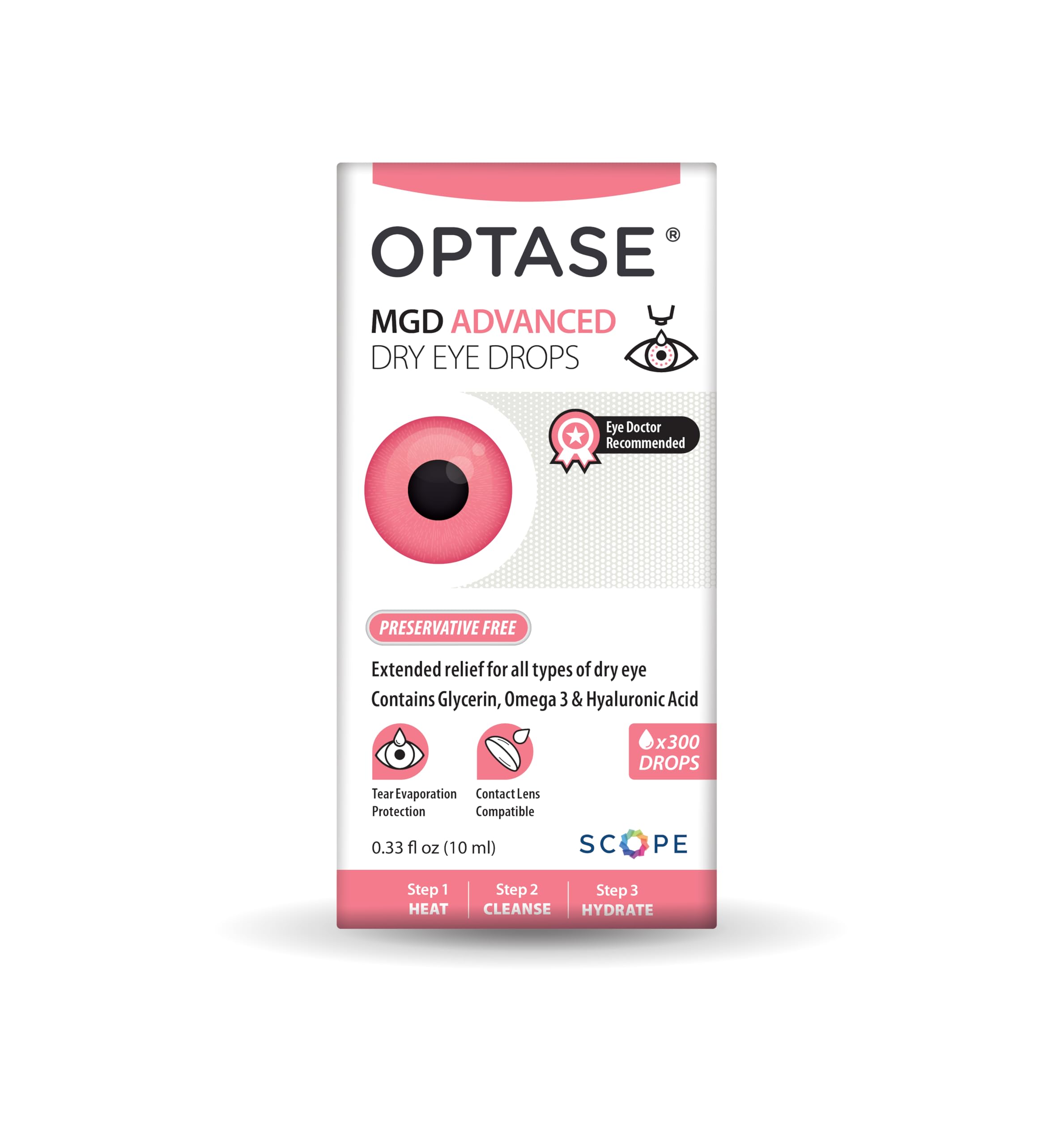 Amazon.com: Optase MGD Advanced Dry Eye Drops, 0.33 fl oz - Lipid